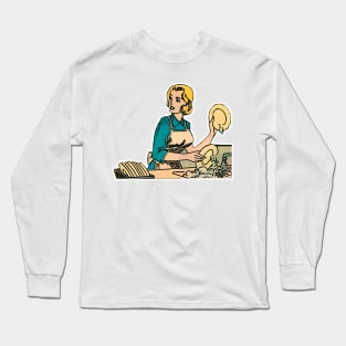 I like to wash dishes! Long Sleeve T-Shirt